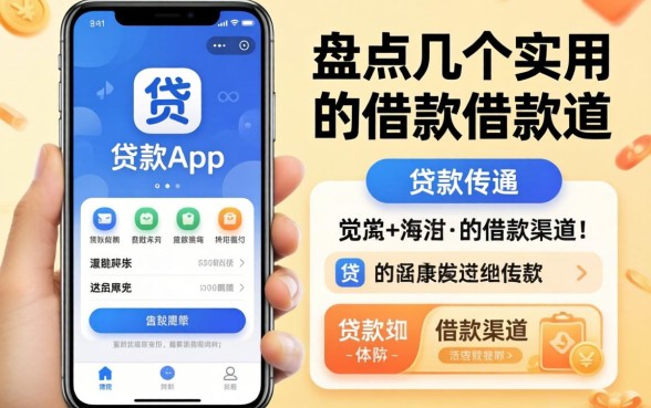 怎么开一个贷款app？盘点几个实用的借款渠道