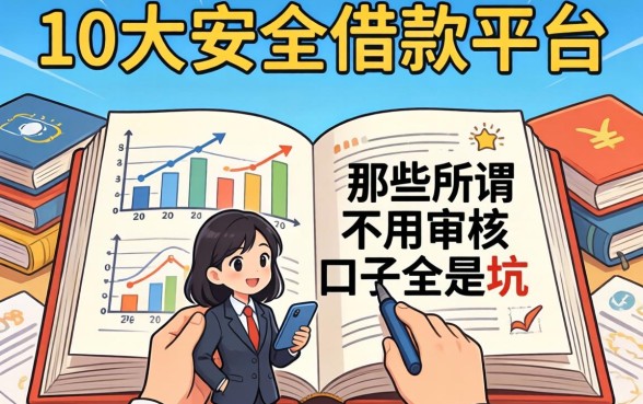 我翻遍了10大安全借款平台，发现那些所谓不用审核的口子全是坑