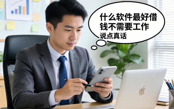 没工作想借钱？什么软件最好借钱不需要工作，说点真话