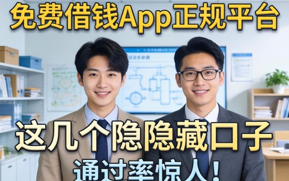 揭秘免费借钱app正规平台：这几个隐藏口子通过率惊人