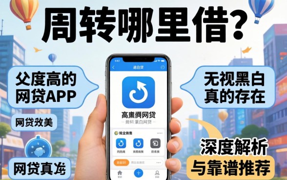 急需周转哪里借？通过率高的网贷app 无视黑白真的存在吗？深度解析与靠谱推荐