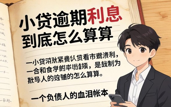 小额贷逾期利息到底怎么算？一个负债人的血泪账本