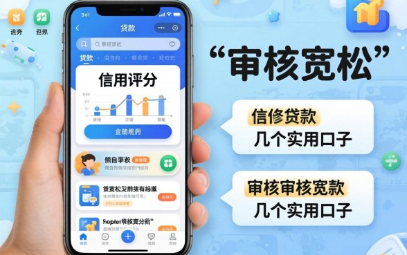 无视信用评分的贷款app：审核宽松的几个实用口子