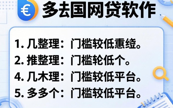 有哪些容易通过的网贷软件？整理了几个门槛较低的平台