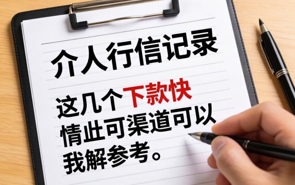 无不良个人征信记录，这几个下款快的渠道可以参考