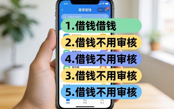 手机里哪里可以借钱,条列5个可以借钱不用审核的app