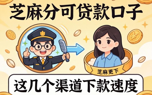 揭秘用芝麻分可贷款的口子，这几个渠道下款速度还行