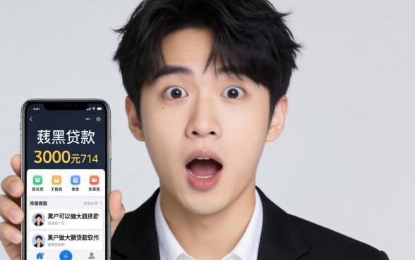 我试了双黑贷款3000元714和黑户可以做大额贷款软件，结果令人意外