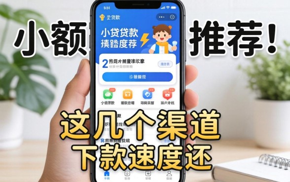 手机小额贷款软件推荐一下，这几个渠道下款速度还行