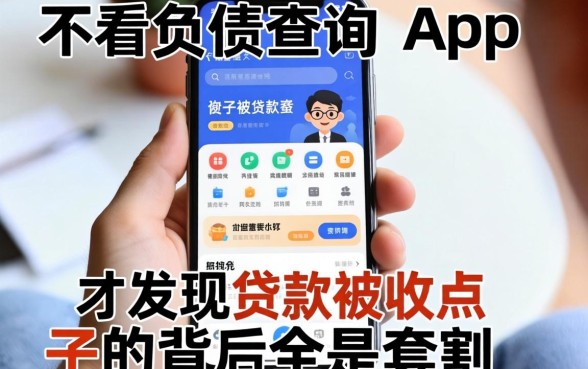 我试过那些不看负债查询的app，才发现贷款被收点子的背后全是套路