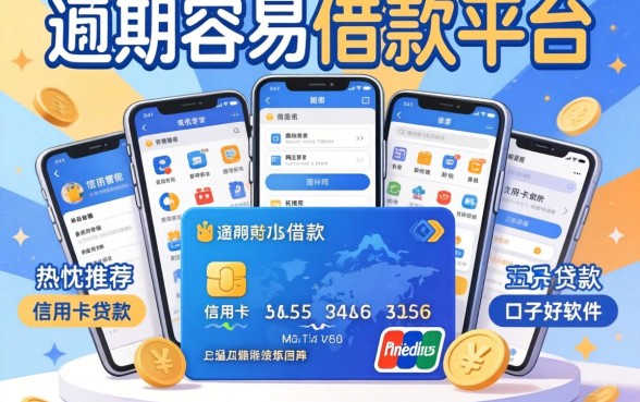 逾期容易借款的平台，热忱推荐五个信用卡贷款口子好软件