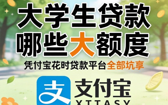 我看大学生贷款哪些额度大一些,发现凭支付宝花呗贷款的平台全是坑