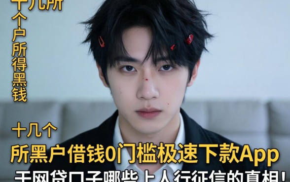 我试了十几个所谓的黑户借钱0门槛极速下款app,发现关于网贷口子哪些上人行征信的真相很残酷