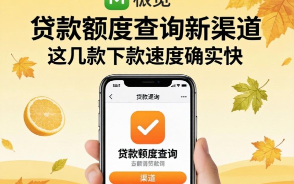 手机贷款额度查询新渠道，这几款下款速度确实快