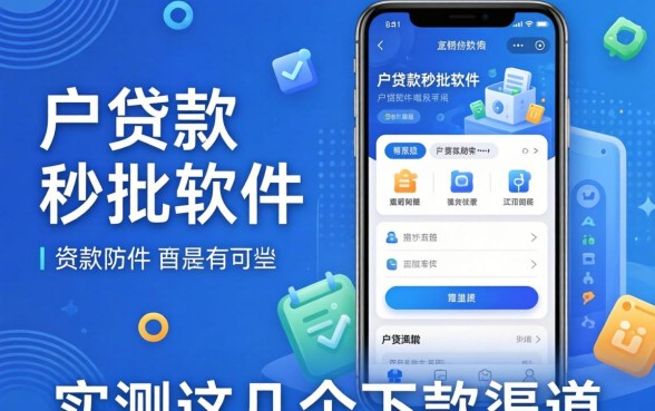 黑户贷款秒批软件有哪些?实测这几个下款渠道