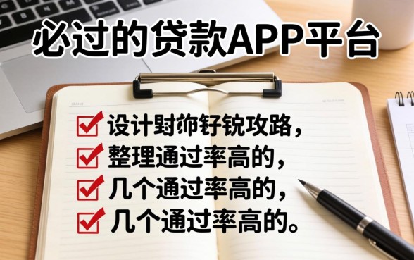 盘点近期必过的贷款app平台有哪些，整理了几个通过率高的
