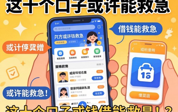 盘点目前还能用的借钱软件有哪些，这十个口子或许能救急