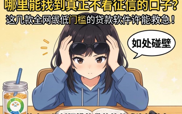 急需用钱却四处碰壁？哪里能找到真正不看征信的口子？这几款全网最低门槛的贷款软件或许能救急！