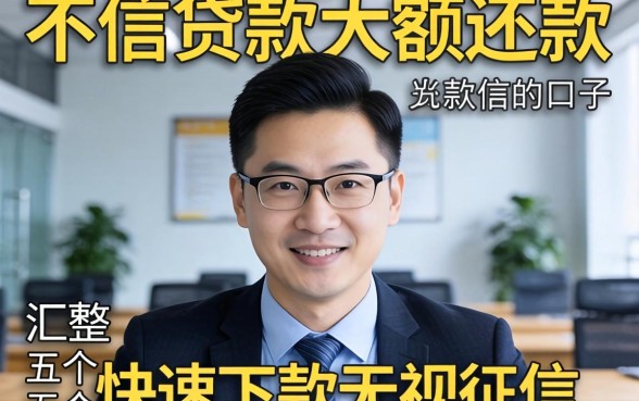 征信不良如何贷款大额还款，汇整五个快速下款无视征信的口子