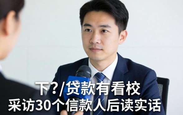 审核必下的贷款有哪些？我采访了30个借款人后说实话