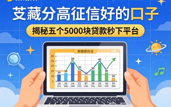 芝麻分高征信好的口子，揭秘五个5000块贷款秒下平台