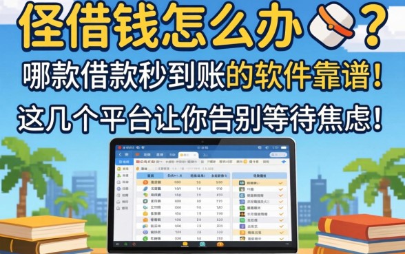 急需用钱怎么办？哪款借款秒到账的软件靠谱？这几个平台让你告别等待焦虑！
