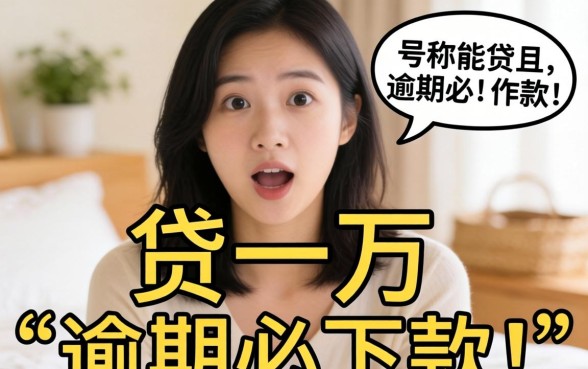 我试了那些号称能贷一万且逾期必下款的软件，结果有些意外