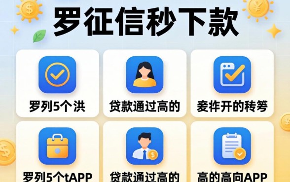 无视征信秒下款，罗列5个贷款通过高的app