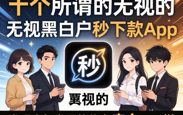 我试了十几个所谓的无视黑白户秒下款app,发现真相和传言完全不一样