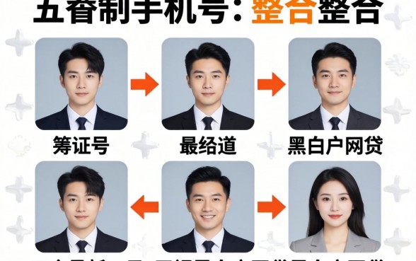 实名制手机号，整合五个最新口子无视黑白户网贷