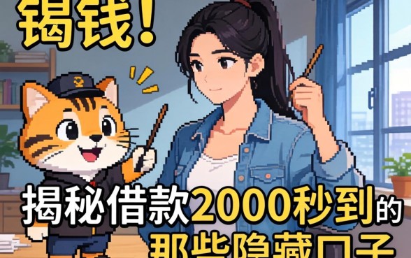 急需用钱？揭秘2026借款2000秒到的那些隐藏口子