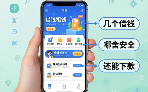 手机app借钱哪个安全？整理了几个还能下款的平台