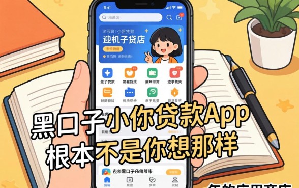 我翻遍了2026年的应用商店，发现黑口子小额贷款app根本不是你想的那样