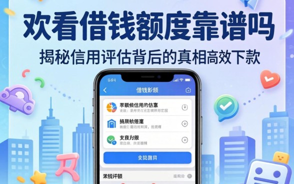 手机号看借钱额度靠谱吗？揭秘信用评估背后的真相与高效下款平台