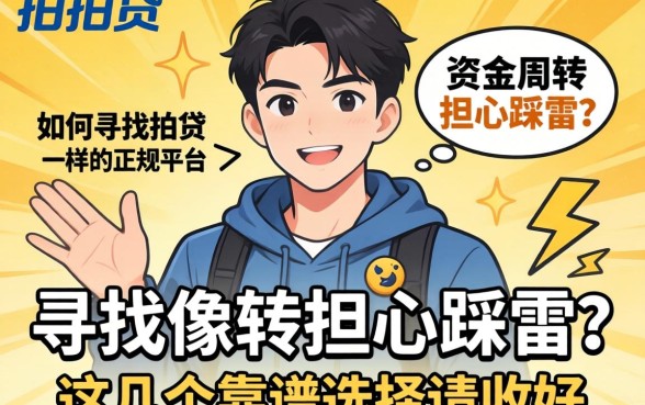 急需资金周转却担心踩雷？如何寻找像拍拍贷一样的正规平台？这几个靠谱选择请收好