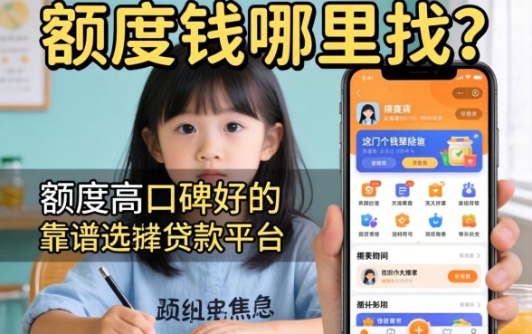 急需用钱哪里找？额度高口碑好的app贷款平台有哪些？这几个靠谱选择让你不再焦虑