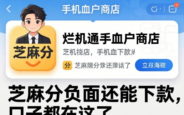 我翻烂了手机应用商店,发现芝麻分负面还能下款的口子都在这了