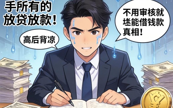 我翻遍了2026年所有的放贷放款软件，发现不用审核就能借钱的真相让人后背发凉