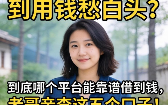 急用钱愁白头？到底哪个平台能靠谱借到钱，老哥亲测这五个口子！