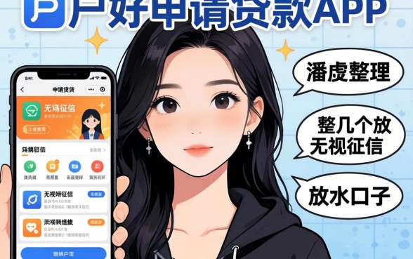 黑户好申请的贷款app:整理几个无视征信的放水口子