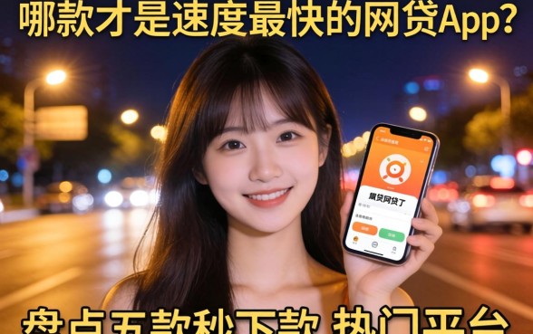 深夜急需用钱怎么办？哪款才是速度最快的网贷app？盘点五款秒下款的热门平台