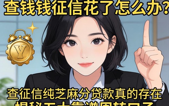 急需用钱征信花了怎么办？不查征信纯芝麻分贷款真的存在吗？揭秘五大靠谱周转口子