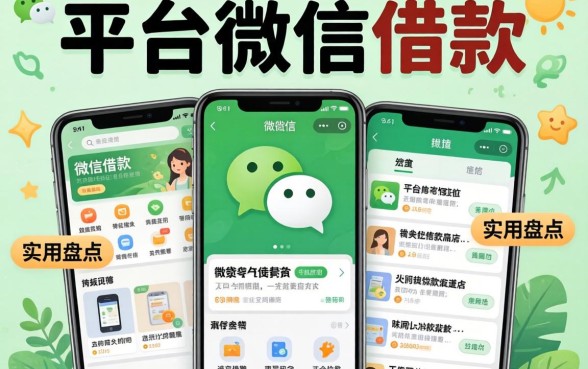 微信上哪些平台可以借钱？盘点几个实用的借款渠道
