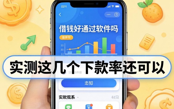 手机借钱好通过的软件吗？实测这几个下款率还可以