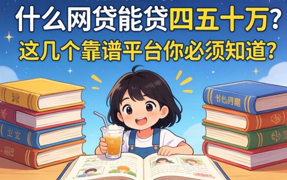 急需资金周转？什么网贷能贷四五十万？这几个靠谱平台你必须知道