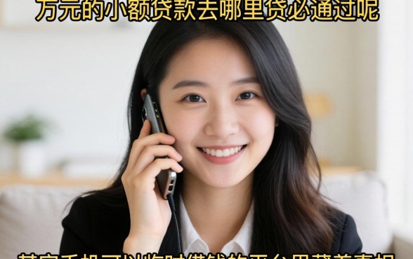 我试了一圈，那些所谓一万元的小额贷款去哪里贷必通过呢，其实手机可以临时借钱的平台里藏着真相