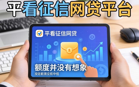 我试了那些不看征信的网贷平台，发现额度并没有想象中那么低