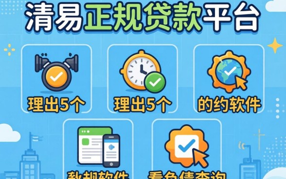 比较容易通过的正规贷款平台有，理出5个不看负债查询的软件