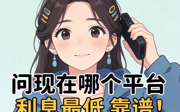 手头紧想借钱救急，请问现在哪个平台利息最低且靠谱？
