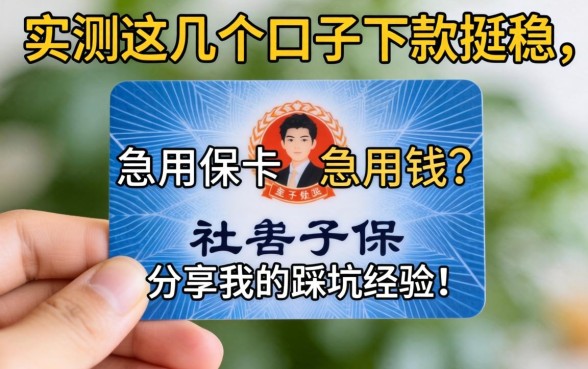 手里有社保卡急用钱?实测这几个口子下款挺稳,分享我的踩坑经验!